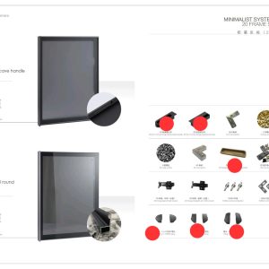 Hidden-Frame Small Round Head Handle - Image 2