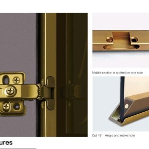 Hidden-Frame Small Round Head Handle