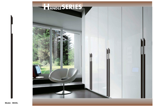 Long Integrated Wardrobe Handle