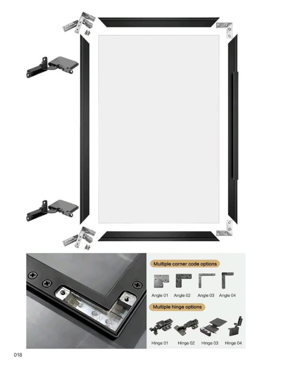 Aluminum Glass Door Frame System