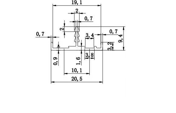 Integrated Long Aluminum Handle