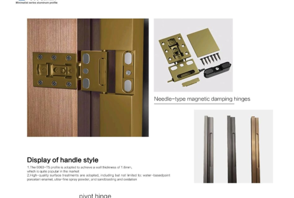 Needle-Type Magnetic Damping Hinges