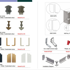 Gola Profile Accessories / Connectors