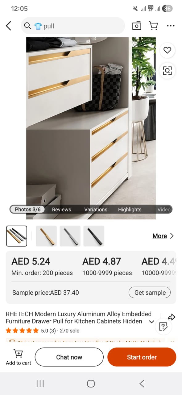 Integrated Long Aluminum Handle