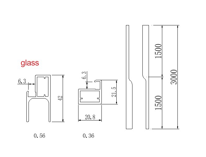 S-Glass Drawer Handles - Image 2