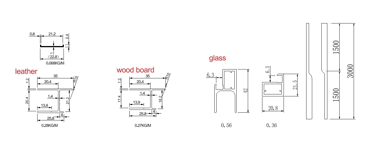 S-Glass Drawer Handles - Image 3