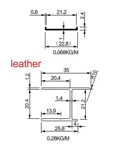 S-Leather Drawer Handles